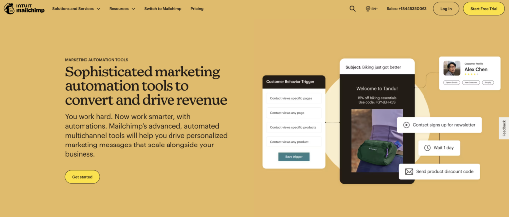ActiveCampaign vs Mailchimp: mailchimp automation